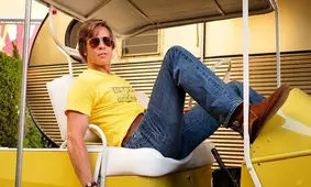 ژست کلاسیک دی‌کاپریو و برد پیت روی پوستر فیلم تازه تارانتینو/ عکس