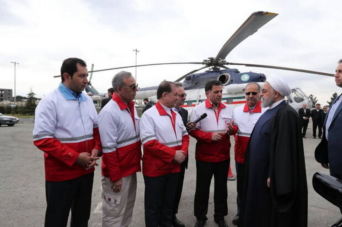 روحانی از ایستگاه سلامت اورژانس تهران -کرج بازدید کرد