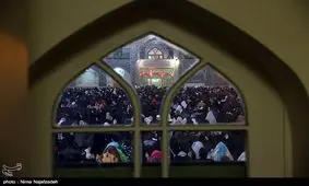 مسیرهای منتهی به حرم منور رضوی مملو از حضور زائران است