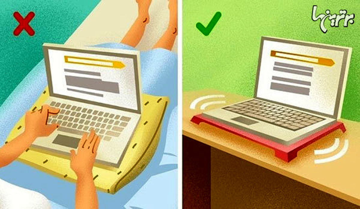 ۱۳ اشتباهی که عمر لپتاپ شما را کاهش میدهد