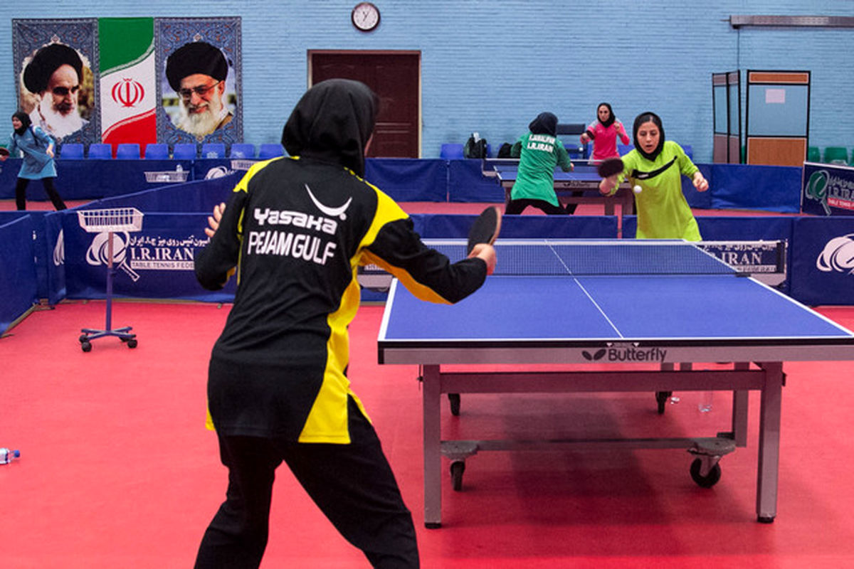 حذف سه بانوی پینگ پنگ باز ایران از مسابقات بین المللی عمان