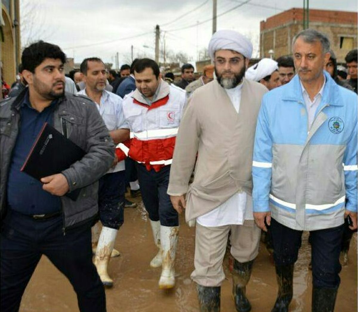 بازدید نماینده رهبری از مناطق سیلزده گلستان