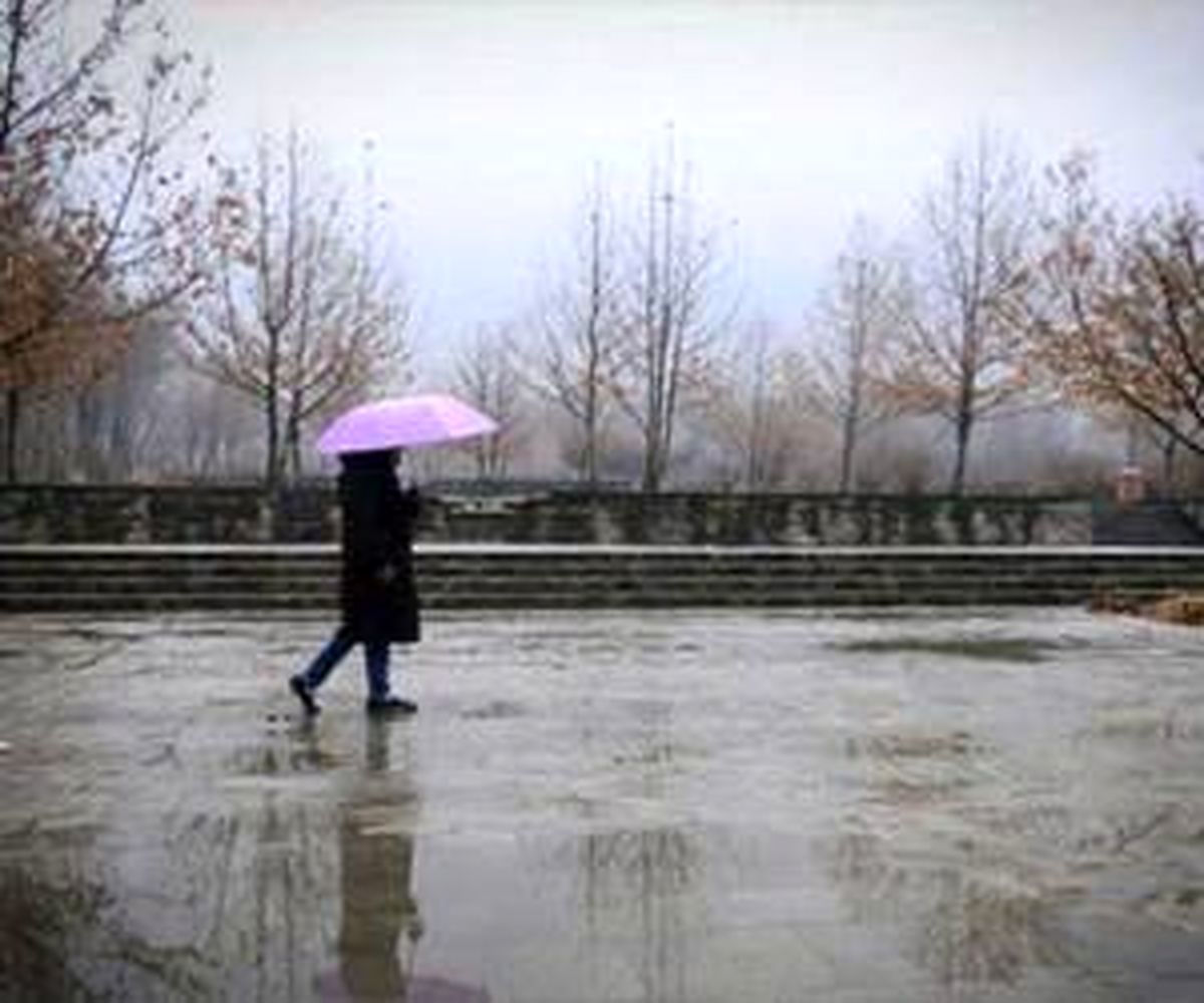 بارش شدید تگرگ و باران در مشهد+فیلم