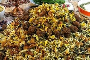 طرز تهیه کلم پلوی شیرازی