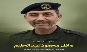تأیید شهادت یکی از فرماندهان «سرایا القدس»، شاخه نظامی جنبش جهاد اسلامی فلسطین در شرق لبنان