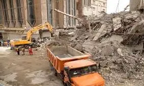 آوار برداری در ضلع شمالی متروپل تقریبا به پایان رسید/ ویدئو