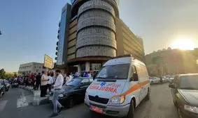 آتش‌سوزی در مجمتع تجاری «لیدوما» شهرک غرب تهران

