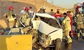 لاستیک زاپاس جان ۳ نفر را در اتوبان چمران گرفت