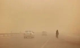 وزش طوفان همراه با گرد و خاک در شمال استان سیستان و بلوچستان/ ویدئو