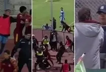 بزرگترین دعوای فوتبال با ۱۷ اخراجی/ ویدئو