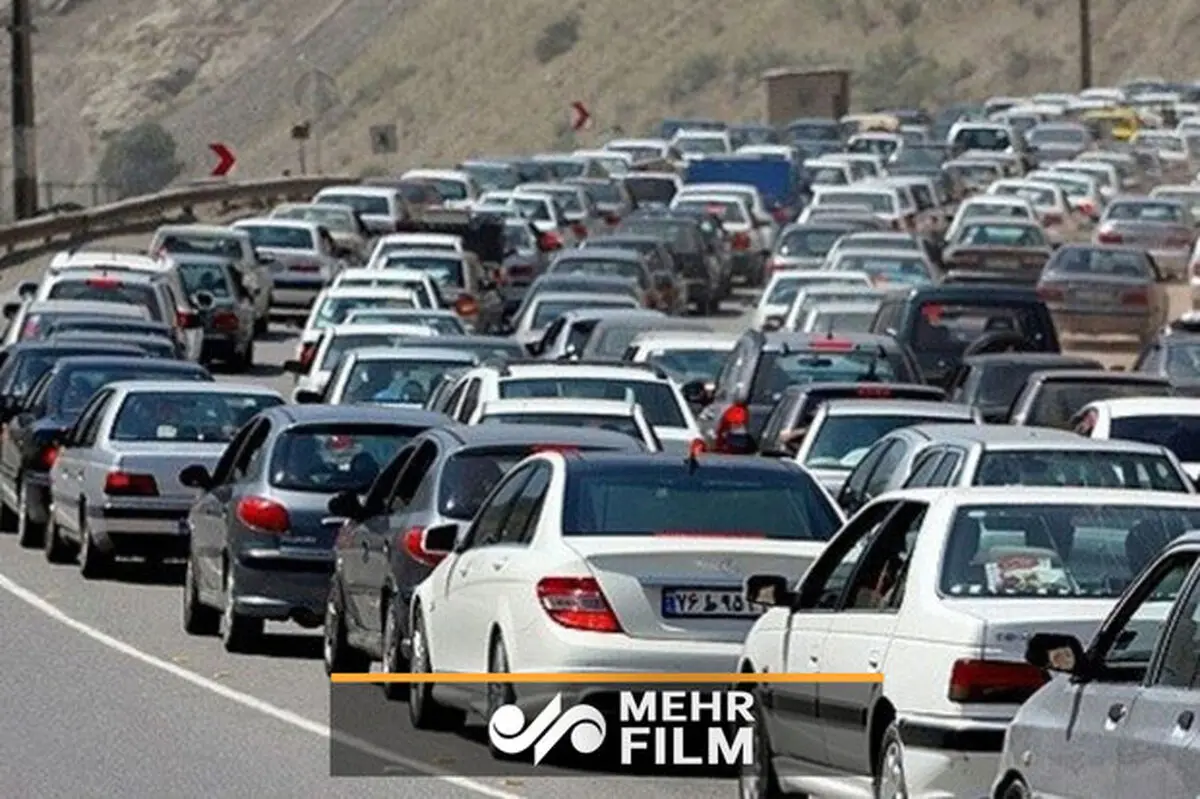 تردد در محورهای مازندران پرحجم است