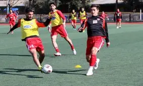 مدافع پرسپولیس به خاطر مصدومیت تمرین را نیمه‌کاره رها کرد