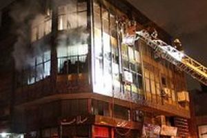 عکس/انفجار و آتش سوزی در انبار عطر و ادکلن