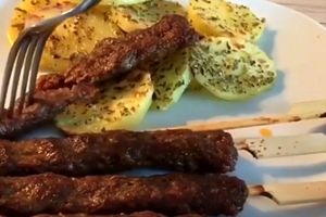 طرز تهیه کباب کوبیده داخل فر