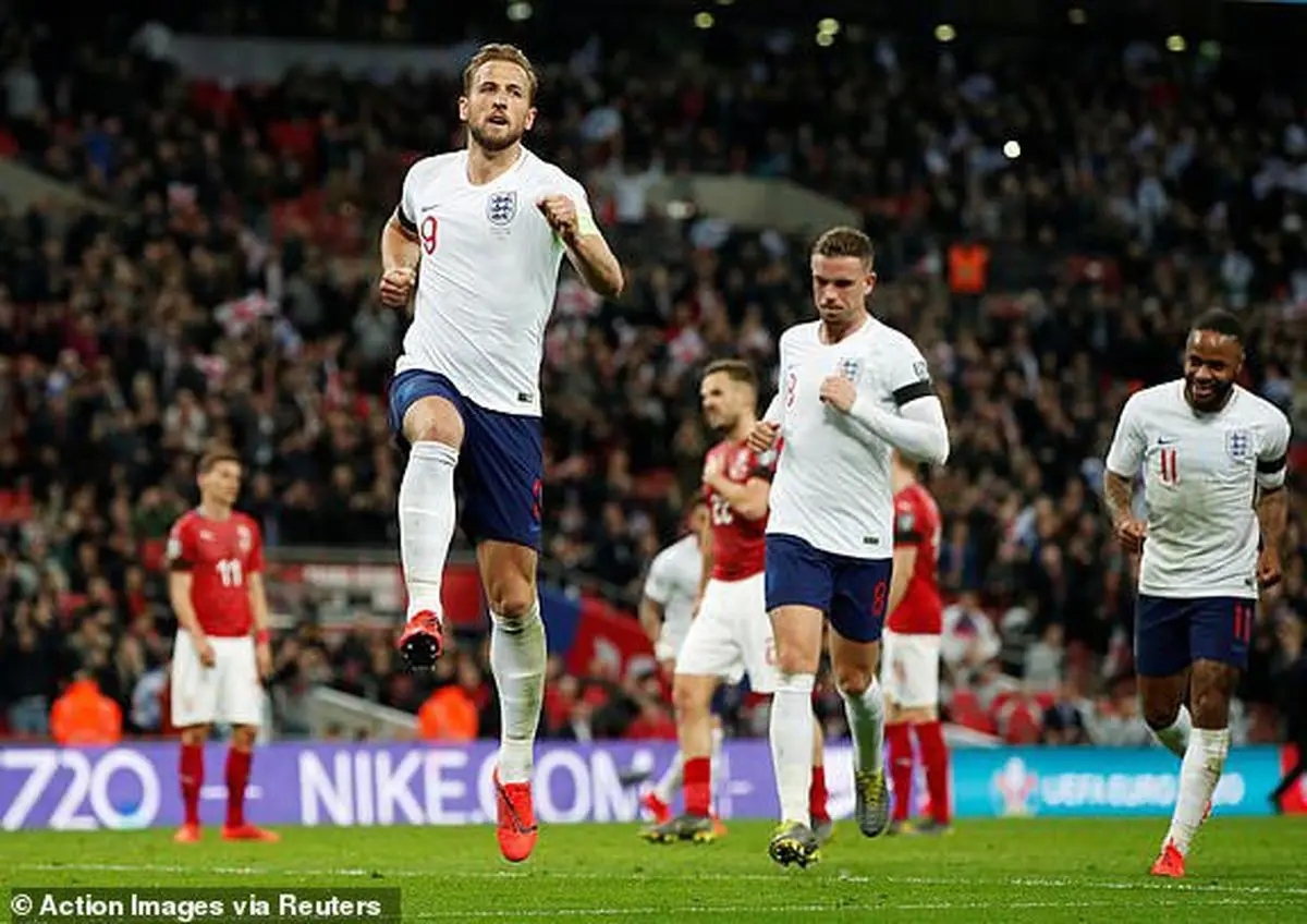 انگلیس 5 - 0 چک؛ قدرت نمایی سه شیرها