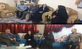 امیر خانزادی با خانواده معظم شهدا و جانبازان دیدار کرد