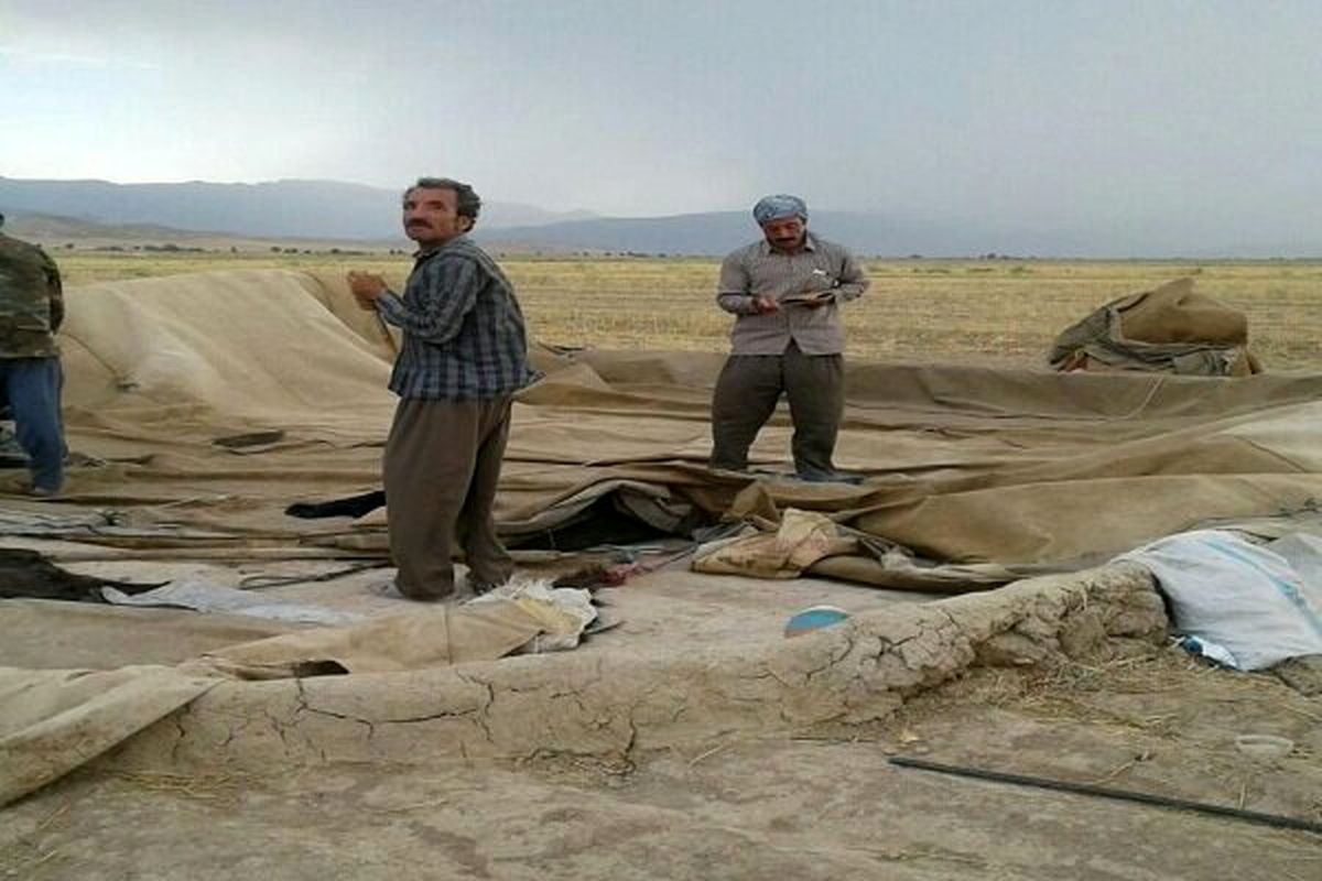 ۵۰ واحد مسکونی عشایر خراسان شمالی براثر سیل تخریب شد