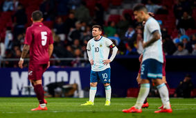 ژست آشنای لئو مسی در آرژانتین؛ همون همیشگی