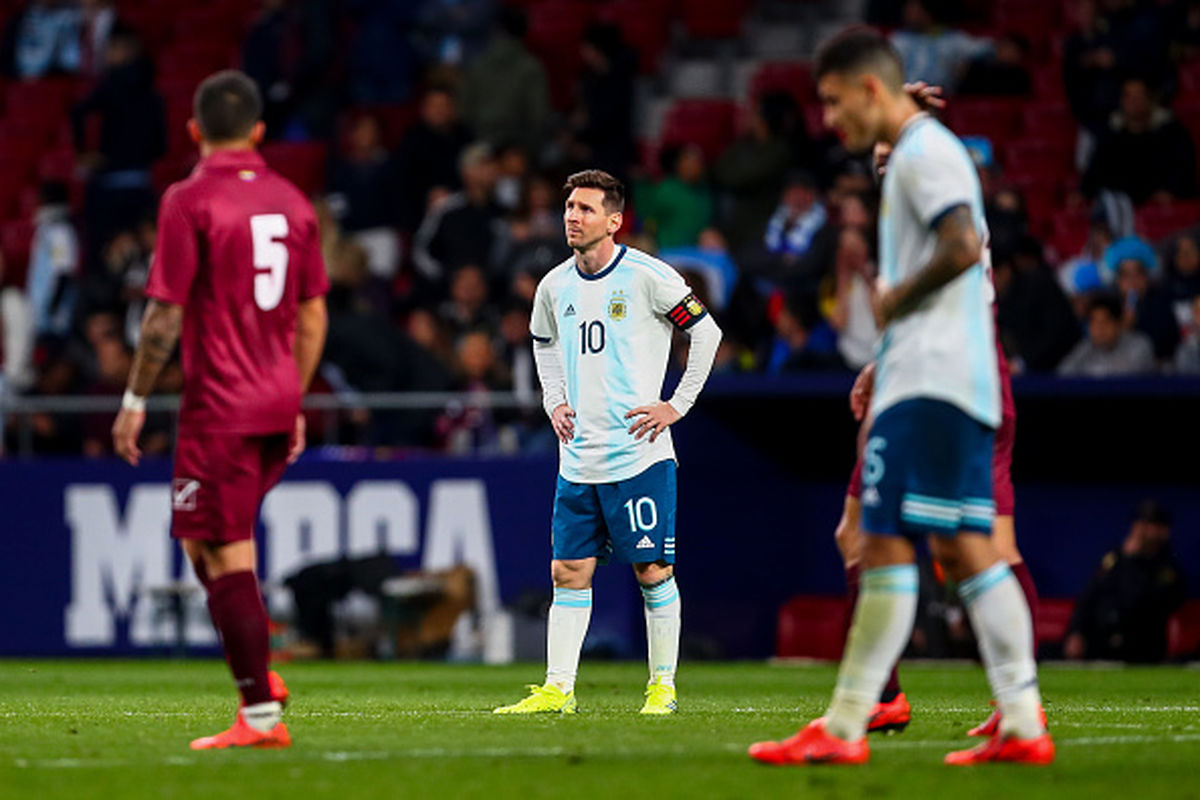 ژست آشنای لئو مسی در آرژانتین؛ همون همیشگی