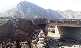 تخریب کامل ۳ پل در لرستان؛ محور شول‌آباد - الیگودرز مسدود شد
