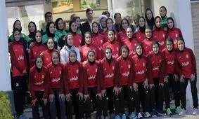 مراسم بدرقه تیم ملی فوتبال بانوان بزرگسالان برگزار شد