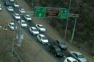 مسدود شدن بخشی از جاده تهران - مشهد