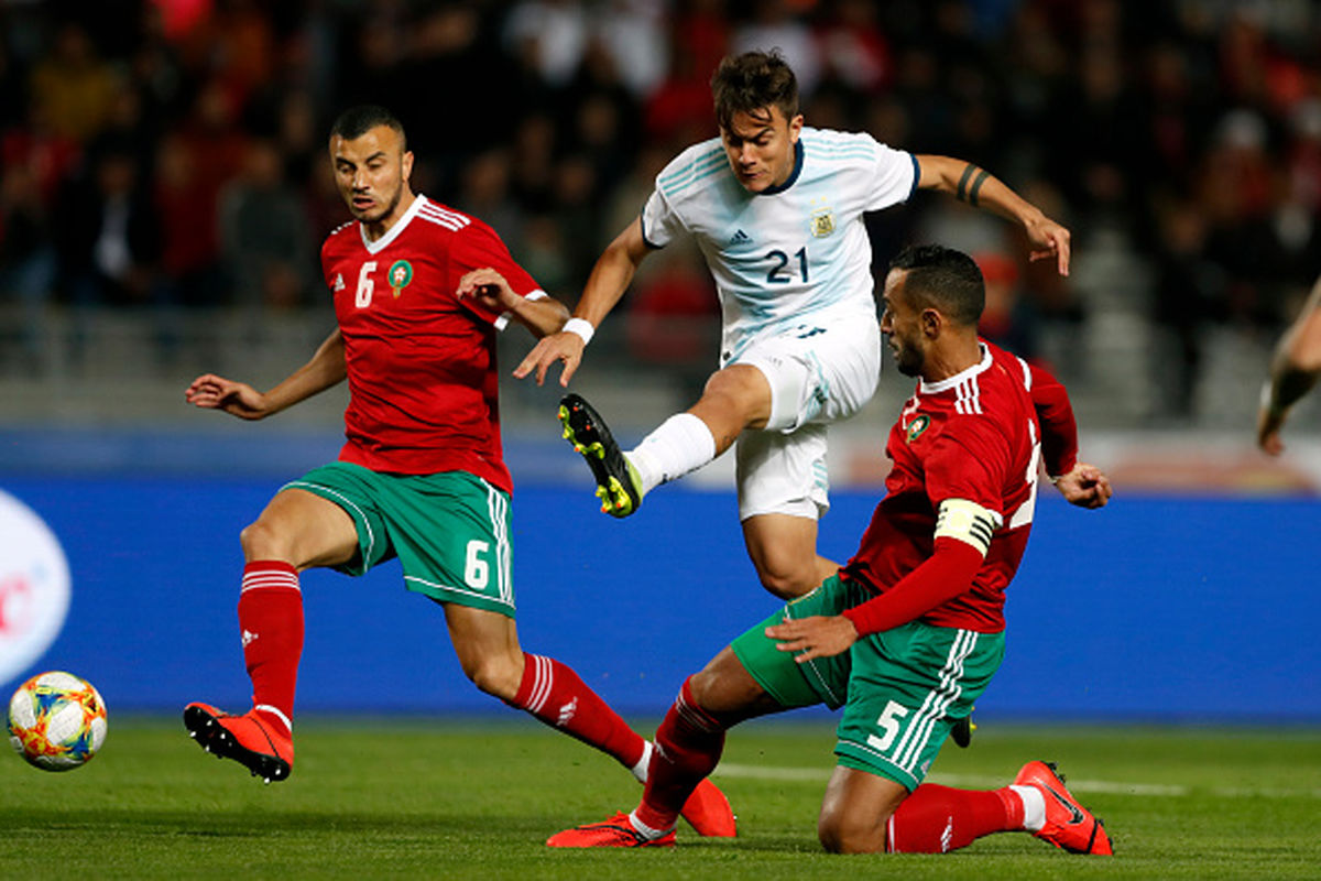 پیروزی دشوار آرژانتین در خانه مراکش