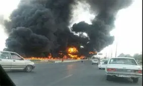 هیچ آتش سوزی گزارش نشده است/ فیلم تصادف آبادان ماهشهر برای ۵ سال گذشته است