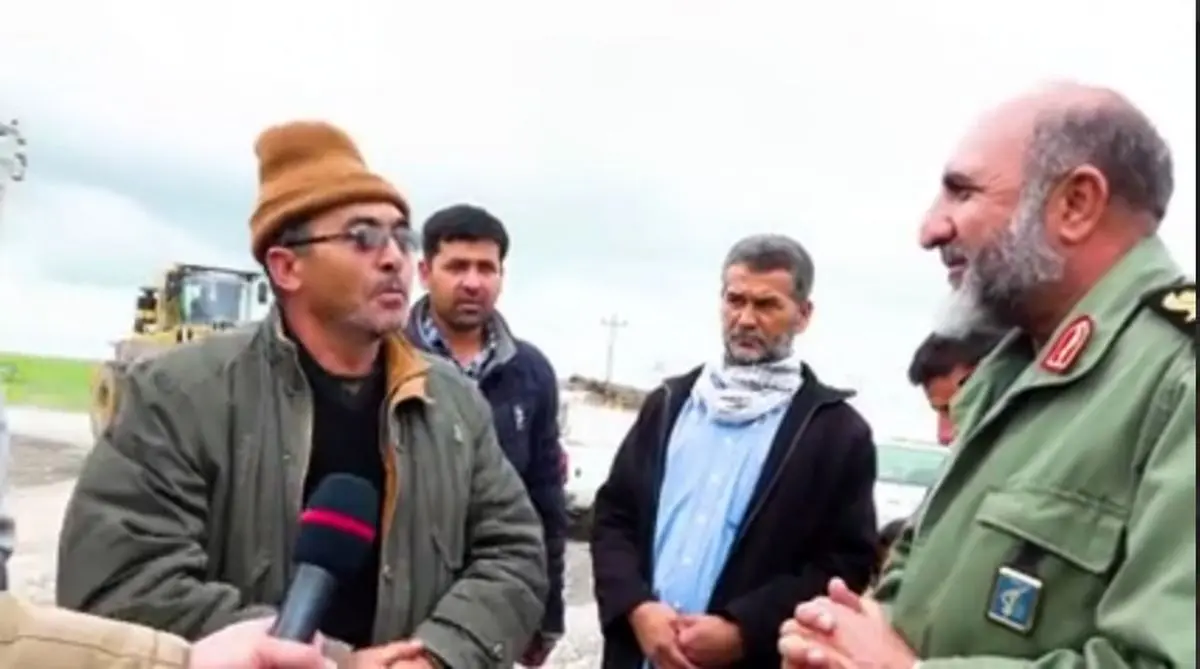 یک شهروند سیل زده در گلستان: با پیام رهبر انقلاب سپاه و ارتش به خط شدند