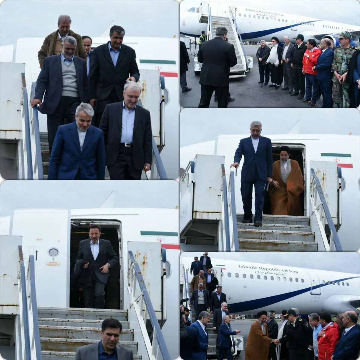 همراهان روحانی در گلستان+عکس