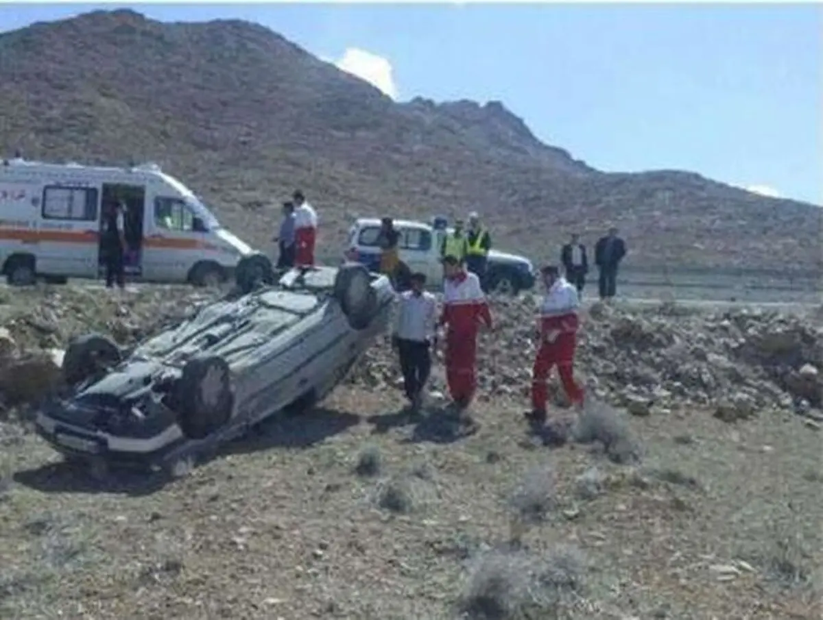 واژگونی خودرو در محور اهرم 2 کشته و 5 مصدوم بر جای گذاشت