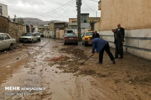 برخی محلات شیراز دچار آبگرفتگی شد