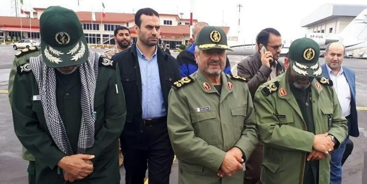 حضور فرمانده کل سپاه در استان گلستان و بازدید از مناطق سیل زده