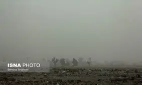 طوفان شن محور «فهرج- زاهدان» در استان کرمان را مسدود کرد