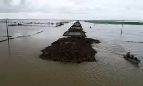 امدادرسانی ارتش و سپاه به مردم سیل‌زده آق قلا به روایت تصویر