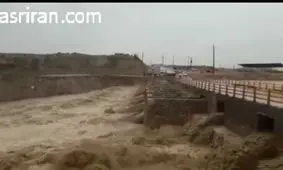 مسدود شدن پل زردک یاسوج+فیلم