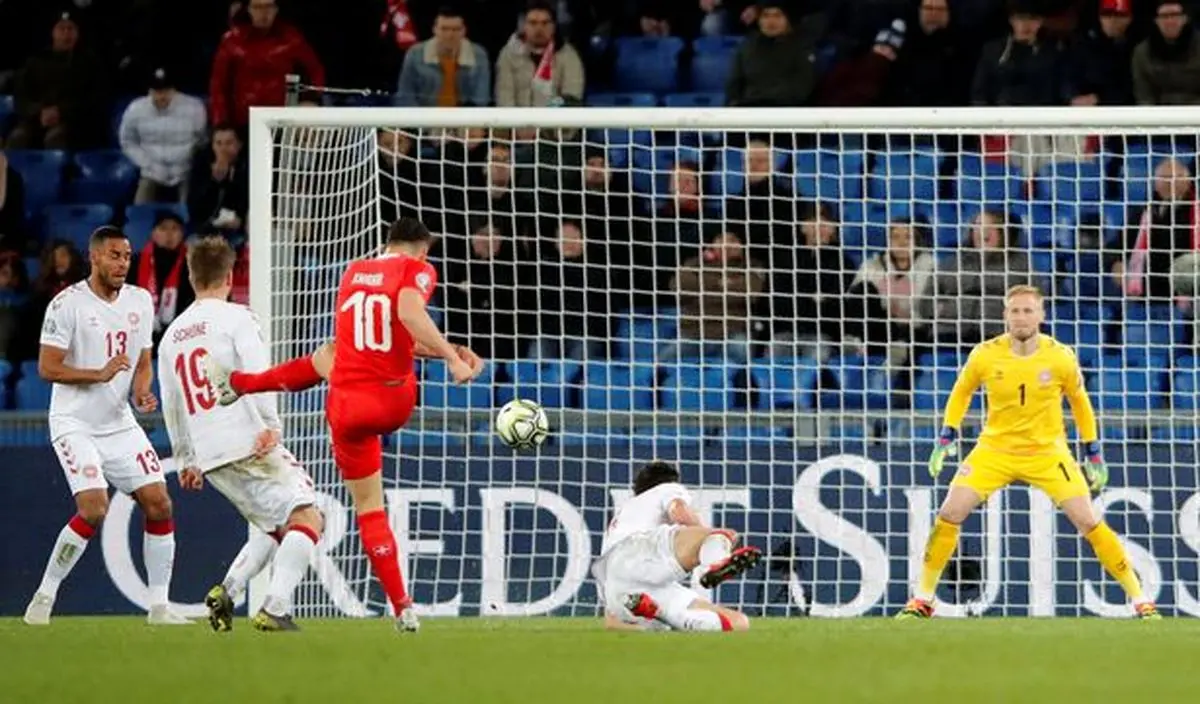 شگفتی آرسنالی‌ها از شلیک ژاکا با پای راست