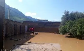 سیلاب منازل مردم را در پلدختر در برگرفته است