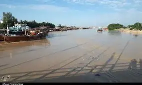 خروش کم سابقه رودخانه زهره هندیجان در فصل بهار+ تصویر