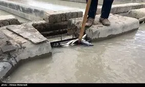 محور امامزاده شاه احمد(ع) شهرستان‌دره‌شهر مسدود شد