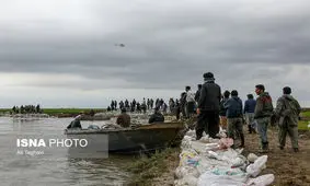 جابه‌جایی ۱۲۳ نفر گرفتار در محاصره سیلاب اهواز