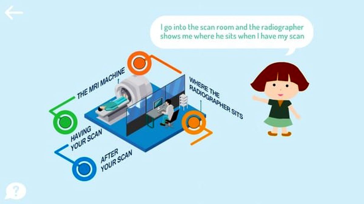 اپلیکیشنی برای از بین بردن ترس کودکان از ام.آر.آی
