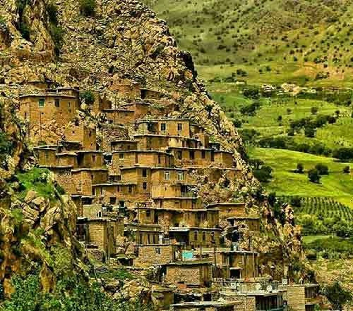 آشنایی با روستای هزار ماسوله، خطهای سرسبز در کردستان