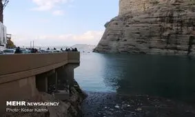 ارتفاع آب ذخیره در سد دز ۱۵ سانتی‌متر کاهش یافت