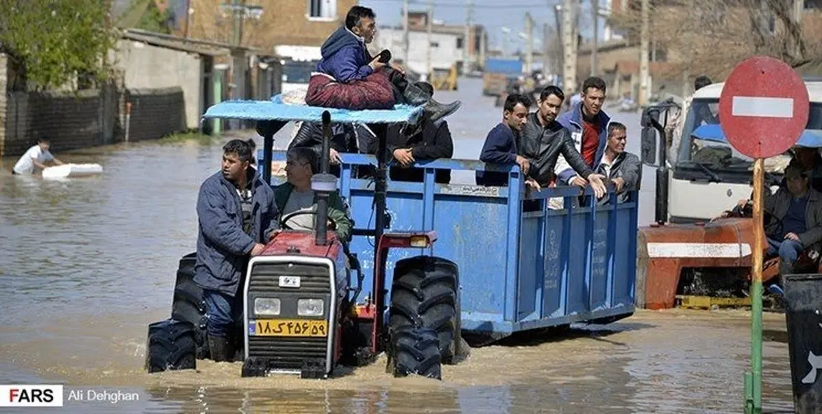 ایجاد پل توسط سپاه برای دسترسی گمیشان به بندرترکمن