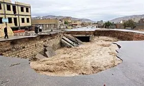تخلیه ۹۱ خانه روستایی در حسین‌آباد کالپوش به دنبال رانش زمین