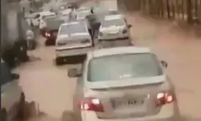 فیلمی جدید از سیل وحشتناک اخیر در دروازه قرآن شیراز