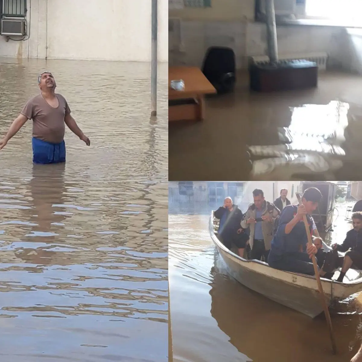 رئیس اداره مخابرات آق قلا گل کاشت!