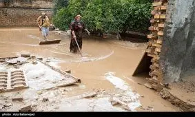 وضعیت بحرانی در دلفان/ سیلاب وارد منازل مردم شد