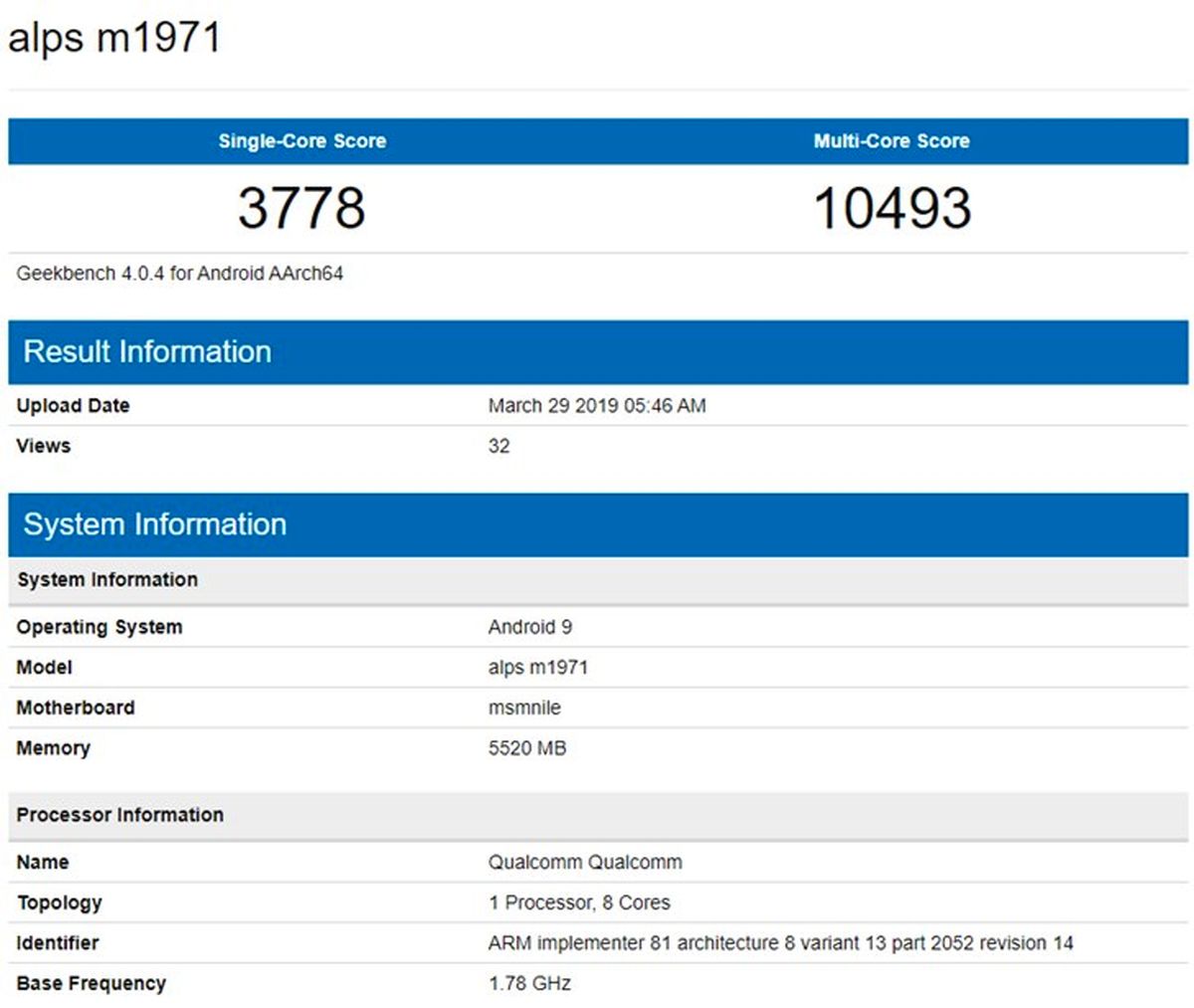 میزو 16s در بنچمارک Geekbench مشاهده شد